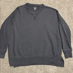 Aerie gray pullover sweatshirt